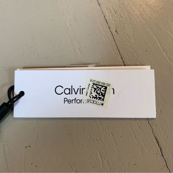 NWT Calvin Klein Performance Printed Racerback Cropped Tank Top Size Xsmall - Picture 5 of 8